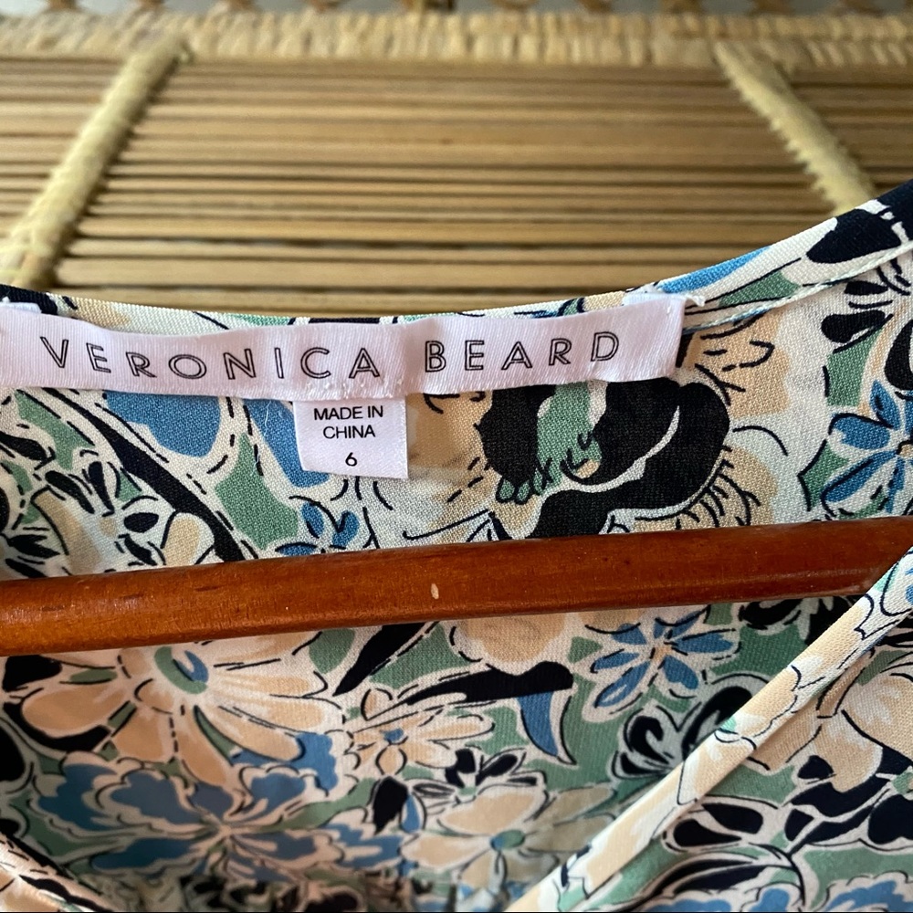 Veronica Beard Riggins Daisy Silk Blue Dress✨ - Picture 5 of 12